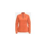 Odlo pull demi - zippé essentials ceramiwarm pour femme, xs, orange Odlo pull demi - zippé essentials ceramiwarm pour femme, xs, orange