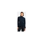 Odlo pull  manches longues et col  zip besso pour femme, xs, bleu marine