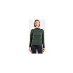 Odlo pull semi - zipp� essentials light pour femme, l, vert