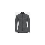 Odlo pull sesvenna � fermeture zipp�e pour femme, xs, gris