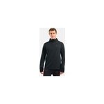 Odlo pull de trail running semi - zipp� � capuche x - alp pour homme, s, noir