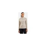Odlo pull  zip essentials ceramiwarm pour femme, m, beige