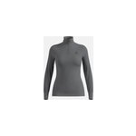 Odlo t - shirt  col montant zipp active warm pour femme, xs, gris