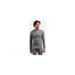 Odlo t - shirt  col montant zipp active warm pour homme, s, gris