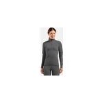 Odlo t - shirt à col montant zippé active x - warm pour femme, m, gris Odlo t - shirt à col montant zippé active x - warm pour femme, m, gris