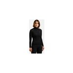 Odlo t - shirt  col montant zipp active x - warm pour femme, xs, black