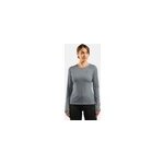 Odlo t - shirt � manches longues de trail running x - alp performance wool 115 pour femme, m, gris