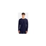 Odlo t - shirt de running zeroweight chill - tec manches longues pour homme, m, bleu marine