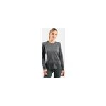 Odlo t - shirt de running sans coutures � manches longues essentials pour femme, m, gris