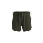 Odlo short de running avec slip int�rieur 5 inch zeroweight 2. 0 pour homme, xl, beige