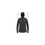 Odlo sweat  capuche zipp roy pour femme, xs, gris