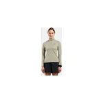 Odlo pull de running � col zipp� essentials pour femme, m, beige