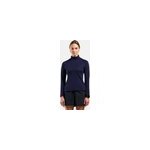 Odlo pull de running � col zipp� essentials pour femme, xs, bleu marine