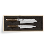 2 couteaux cuisine kai shun premier tim malzer japonais