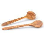 2 couverts  salade en bois continenta
