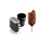 4 moules  glace lku classic creamy + pot  chocolat