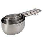 4 tasses à mesurer big green egg en inox 4 tasses à mesurer big green egg en inox