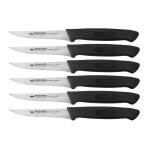 6 couteaux � steak fran�ais fischer lames tranchant lisse
