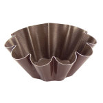 6 moules  briochettes gobel anti - adhrent