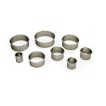 8 emportes - pi�ces ronds unis de 2 � 9 cm