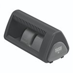 Aiguiseur kuhn rikon noir double fente en c�ramique