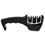 Aiguiseur triple fonction pour couteaux de cuisine berghoff essentials abs noir Aiguiseur triple fonction pour couteaux de cuisine berghoff essentials abs noir