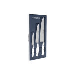 Arcos riviera white - set de 3 couteaux de cuisine manche pom