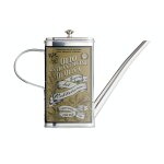 Arrosoir à huile kitchencraft de la marque world of flavors en acier inox 500ml Arrosoir à huile kitchencraft de la marque world of flavors en acier inox 500ml