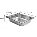Bac gastronorme professionnel hendi kitchen line mod�le gn 1 / 2 hauteur 6, 5cm
