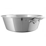 Bassine m'cook mauviel pour confiture 36cm inox induction Bassine m'cook mauviel pour confiture 36cm inox induction