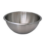 Bassine pour p�tisser de buyer cul - de - poule demi - sph�re en inox rev�tement silicone