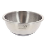 Bassine pour ptisser de buyer cul - de - poule demi - sphre en inox revtement silicone