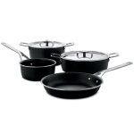 Batterie cuisine alessi pots&pans design 6 pièces - jasper morrison Batterie cuisine alessi pots&pans design 6 pièces - jasper morrison