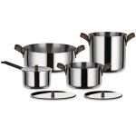 Batterie cuisine inox 18 / 10 alessi edo 7 pièces design patricia urquiola Batterie cuisine inox 18 / 10 alessi edo 7 pièces design patricia urquiola