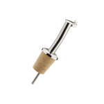 Bec verseur avec clapet, base li�ge et tige acier inoxydable