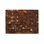 Billot wusaki bois acacia effet damier r�versible