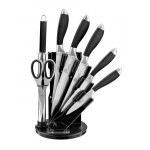 Bloc de 5 couteaux + 1 fusil + 1 ciseaux pradel excellence noir acier inox Bloc de 5 couteaux + 1 fusil + 1 ciseaux pradel excellence noir acier inox