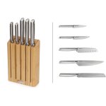 Bloc de 5 couteaux modle elevate steel joseph joseph