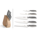Bloc 5 couteaux en inox richardson sense