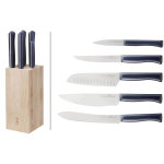 Bloc 5 couteaux intempora opinel bois de h�tre