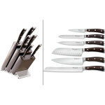 Bloc de 6 couteaux forgs ikon wsthof