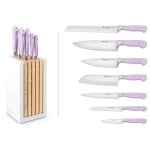 Bloc de 7 couteaux de cuisine forgs gamme classic colour purple yam wusthof