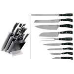 Bloc 9 couteaux de cuisine professionnel modle classic ikon wsthof