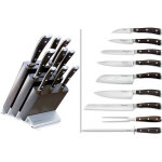 Bloc 9 pices forges ikon 7 couteaux + 2 accessoires wsthof