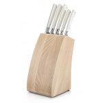 Bloc edonist lion sabatier 5 couteaux forgs fabriqus en fance coloris perle