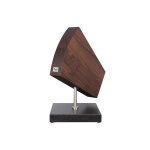 Bloc pivotant vide pour 6 � 8 couteaux de cuisine en noyer et granite - kai