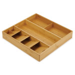 Bloc de rangement tiroir joseph joseph drawerstore en bambou pour couverts et ustensiles