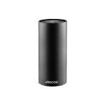 Bloc universel design rond noir arcos int�rieur amovible fibres pp