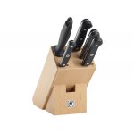Bloc zwilling gourmet 4 couteaux et 1 fusil pour la cuisine
