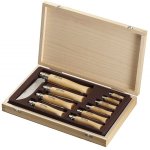Boite cadeau en bois 10 couteaux opinel de poche Boite cadeau en bois 10 couteaux opinel de poche
